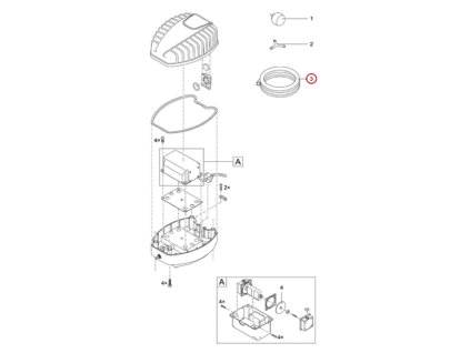 Náhradní vzduchová hadice 5 m průhledná OASE