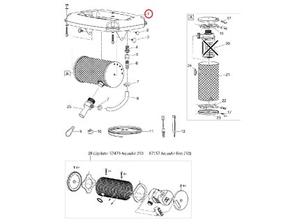 Náhradní plovák 18 l OASE
