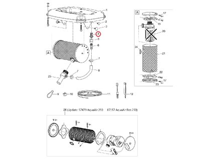 Náhradní pouzdro 3/4" včetně matice OASE