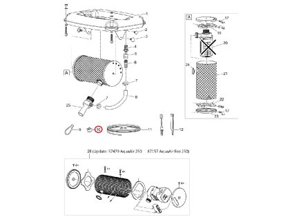 Náhradní nerezová svorka šroubová 3 mm OASE