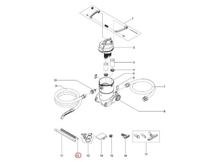 Náhradní sací trubka OASE PondoVac černá