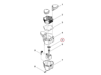 Náhradní pouzdro čerpadla ASM ASE 2500 OASE