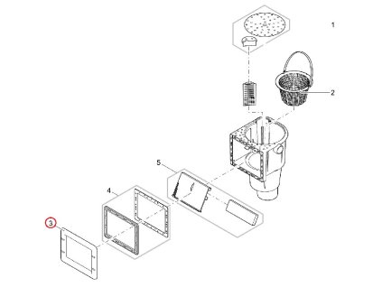 Náhradní sada krytů OASE ProfiSkim Wall