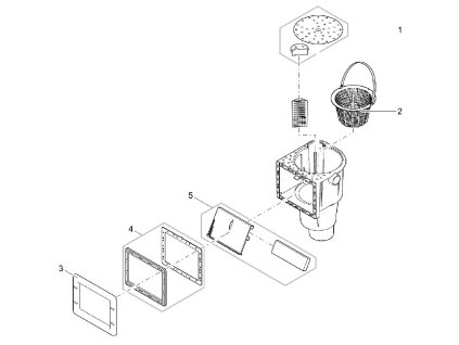 Náhradní sada šroubů OASE ProfiSkim Wall 100