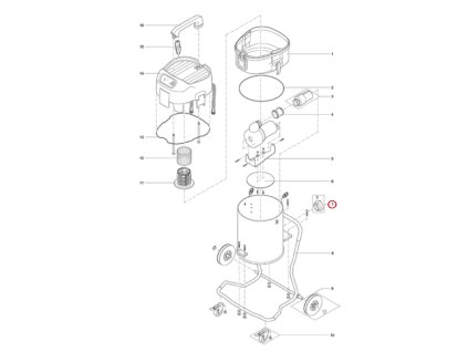 Náhradní c-kupka 2" vnitřní závit AL OASE