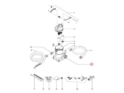 Náhradní sada kol OASE PondoVac 4