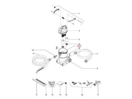 Náhradní díl nádrže kompletní OASE PondoVac 3/4