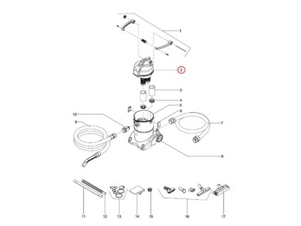 Náhradní motorová hlava OASE PondoVac 4