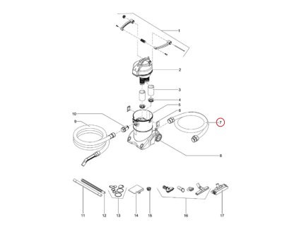 Náhradní výstupní hadice OASE PondoVac 3/4