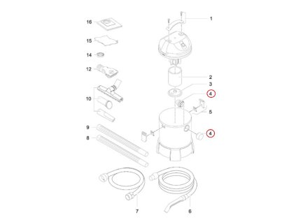 Náhradní sání OASE PondoVac Classic