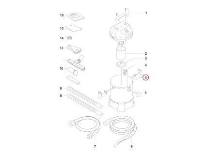 Náhradní svorka OASE PondoVac Classic
