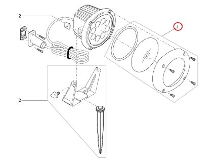 Náhradní vrch/sklo OASE LunAqua Power LED XL