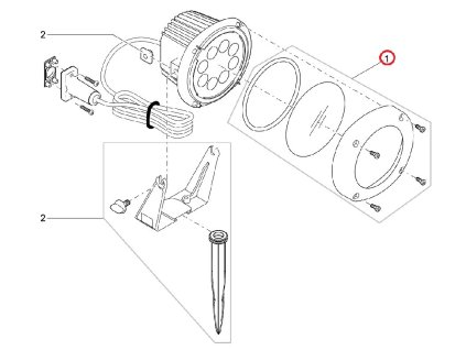 Náhradní vrch/sklo OASE LunAqua Power LED XL