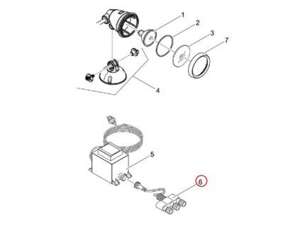 Náhradní adaptér samec H05RN-F2x0,75/samice 3x2,35 OASE