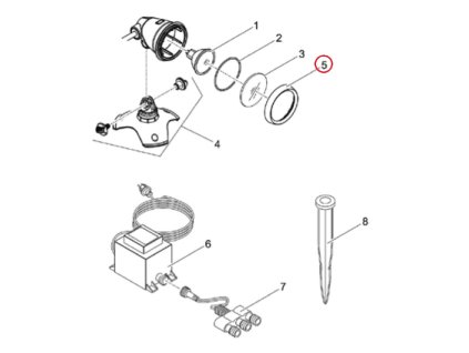 Náhradní spojovací matice OASE LunAqua 3 / Classic LED