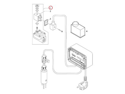 Náhradní solenoidový ventil 1/2" OASE ProfiClear Guard