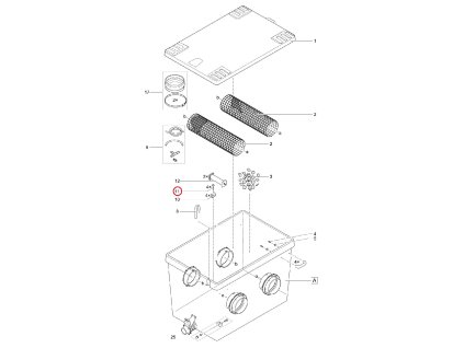 Náhradní oválný šroub Torx V2A DIN7981 4,8x22 OASE