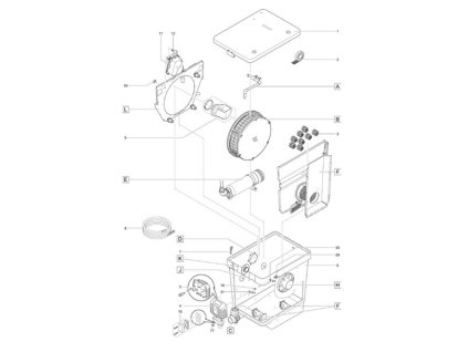 Náhradní zadní oddělovací stěna ProfiCl. Compact Moving OASE