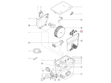 Náhradní doplňkový balíček Hel-X 13 mm 20 l OASE