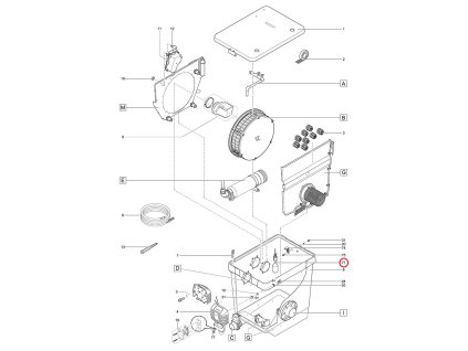 Náhradní řídící skříňka ASM DF Gravity 2017 OASE