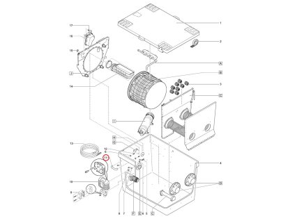 Náhradní úchyt popruhu PA černý OASE