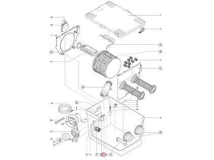 Náhradní vlákno deska DIN 7603 6 x 12 x 1 mm OASE