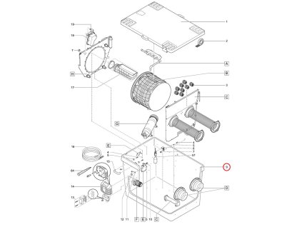 Náhradní kontejner PCP Compact-L gravitace OASE