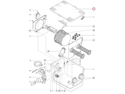 Náhradní kryt ASM PCP Compact-L OASE