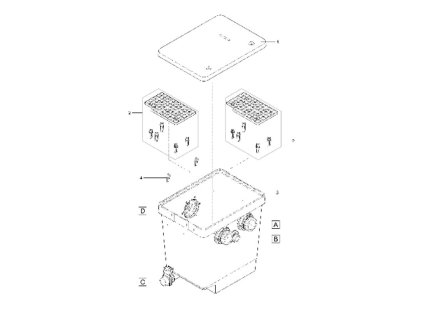Náhradní sada připojení ASM DN 110 OASE