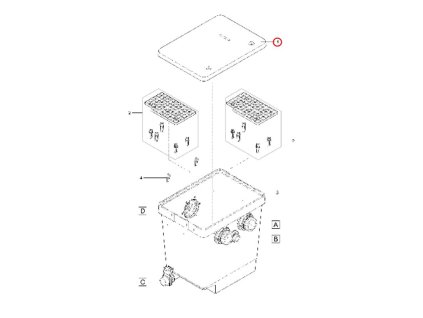Náhradní víko kontejneru ASM M / L OASE