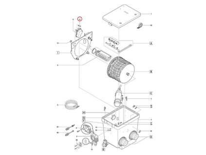 Náhradní válec šroub V2A DIN 912 6 x 12 OASE