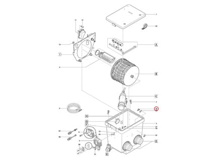 Náhradní oválný šroub s hlavou V2A DIN 7985 M6 x 12 OASE