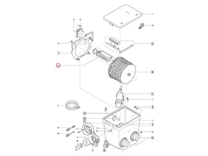 Náhradní odpadní kanál ASM PCP DF-L 2017 OASE