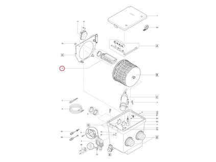 Náhradní odpadní kanál ASM PCP DF-L 2017 OASE