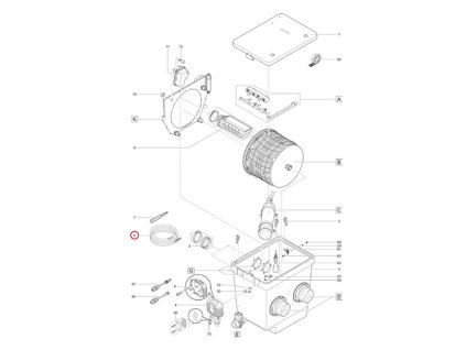 Náhradní ochrana kabelu 5,0 m OASE