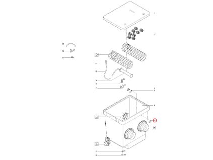 Náhradní uzavírací matice V2A DIN 1587 M6 OASE