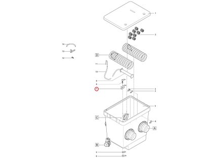Náhradní svorka pro vzduchový kámen bio filtru OASE