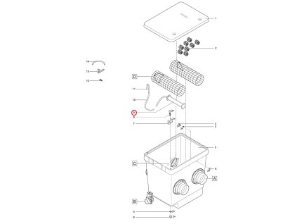 Náhradní vzduchový kámen OASE ProfiClear Premium Moving Bed