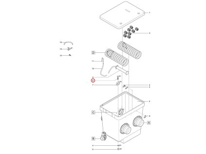 Náhradní oválný šroub s hlavou V2A DIN 7985 M6 x 25 OASE