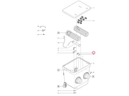 Náhradní oválný šroub s hlavou V2A DIN 7985 M6 x 12 OASE