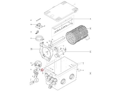 Náhradní šestihranná matice V2A DIN 934 M6 OASE
