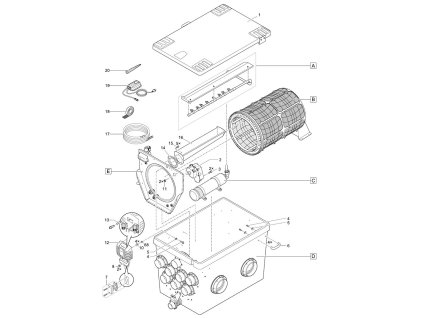 Náhradní držák hadice OASE ProfiClear Premium