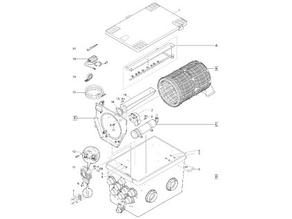 Náhradní výstup 150/2 OASE ProfiClear M 2 - M 5