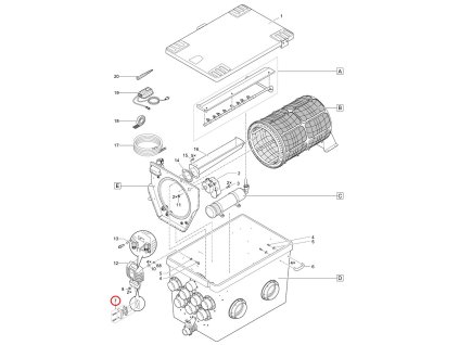 Náhradní sada těsnění hřídele ASM OASE