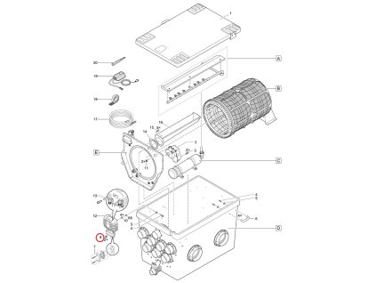 Náhradní kryt matice M6 OASE