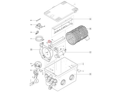 Náhradní oválný šroub Torx V2A ISO14583 M6x12 OASE