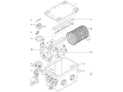 Náhradní bubnový motor ASM OASE