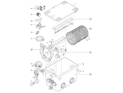 Náhradní šestihranná matice V2A DIN 934 M6 OASE
