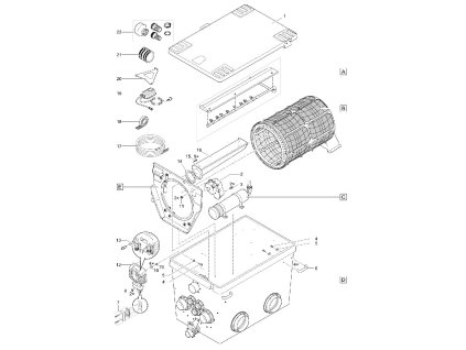 Náhradní montážní sada pro oplachovací čerpadlo OASE