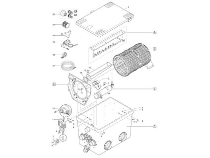 Náhradní těsnění bubnu OASE